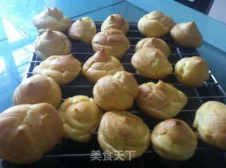 迷你泡芙——健康有好吃（无黄油版）的做法步骤：13