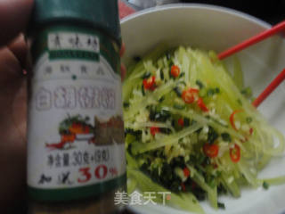 凉拌莴笋丝的做法步骤：4