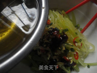 凉拌莴笋丝的做法步骤：9