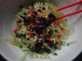 凉拌莴笋丝的做法步骤：11