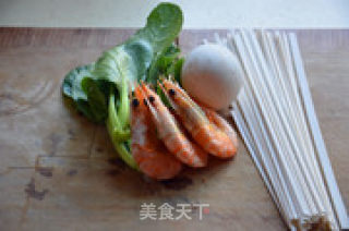 家常猪油鸡蛋面的做法步骤：1
