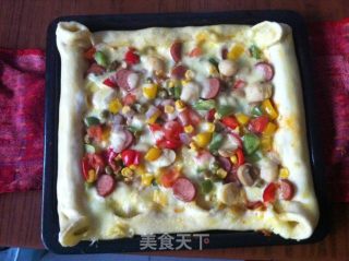 披萨的做法步骤：6