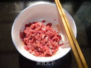 爆炒牛肉的做法步骤：3