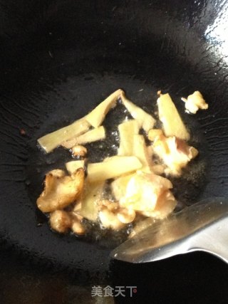 香菇耗油滑鸡的做法步骤：6