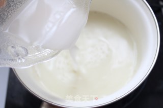 豆浆变身香浓滑嫩的【蓝莓豆腐】的做法步骤：7