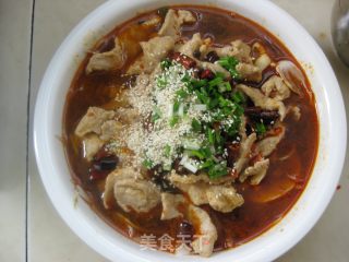 一次就成功的宴客菜——水煮肉片的做法步骤：12
