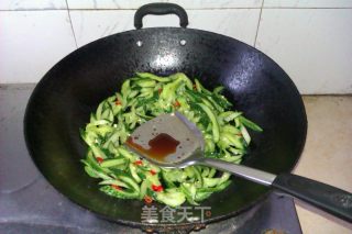香辣腌黄瓜丝的做法步骤：7