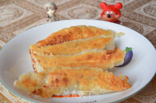 香酥味美的韭菜肉馅锅贴的做法步骤：12