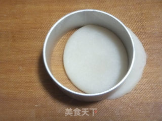 气质高雅、吉祥如意的马蹄莲米糕的做法步骤：4