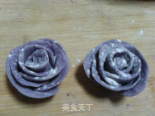 奶香紫薯开口笑的做法步骤：10