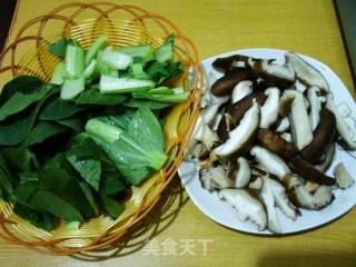 我的家常菜之——香菇炒青菜的做法步骤：3