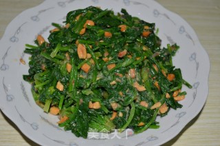 凉拌菠菜之花生酱的做法步骤：6