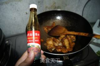 油豆腐卤鸡腿的做法步骤：3