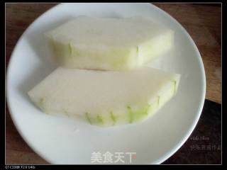 降秋燥之爽拌冬瓜的做法步骤：1