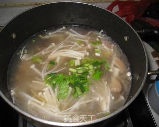 肉片野菌羹的做法步骤：8
