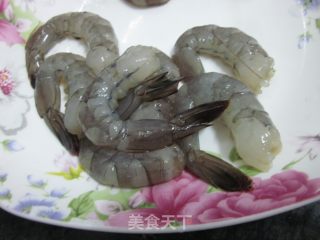 黄金芙蓉虾的做法步骤：1