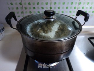 手工咸菜蒸豆腐的做法步骤：4