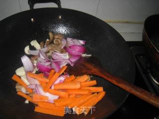 孜然时蔬羊肉的做法步骤：5