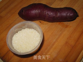 紫薯奶油浓汤的做法步骤：1
