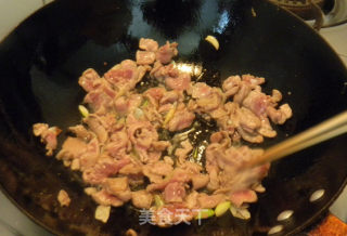 口蘑溜肉片的做法步骤：5