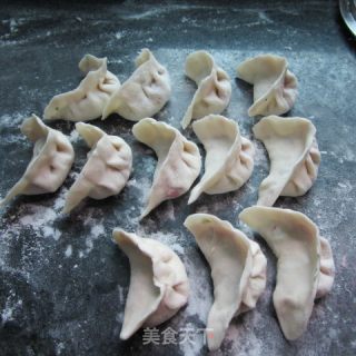 白菜馅锅贴饺子的做法步骤：9