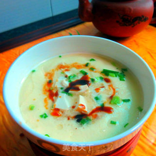 豆浆食谱---豆浆豆腐蛋羹的做法步骤：9