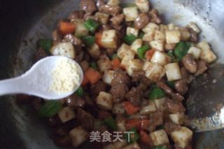 黑椒牛肉炒年糕的做法步骤：12