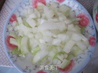 干炸鱿鱼炒饭的做法步骤：3