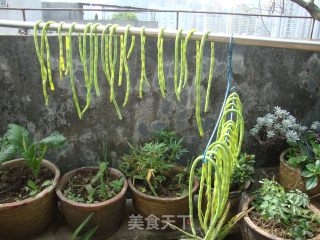 自晒干豇豆的做法步骤：5