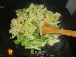 麻辣有机花菜的做法步骤：9