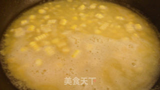 金沙玉米豆腐的做法步骤：9