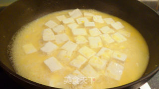 金沙玉米豆腐的做法步骤：10