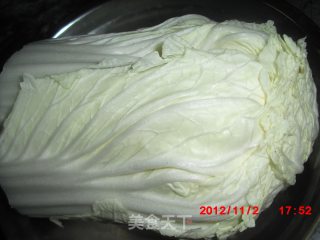 糖醋白菜帮的做法步骤：1