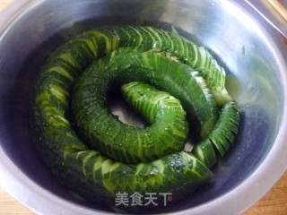 【怡汝爽口凉菜】蓑衣黄瓜的做法步骤：7