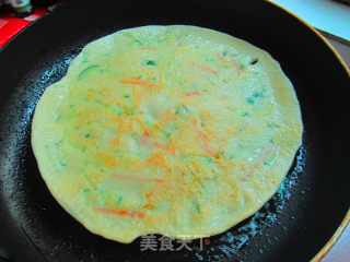十分钟轻松搞定美味营养早餐———【什锦饼】的做法步骤：8