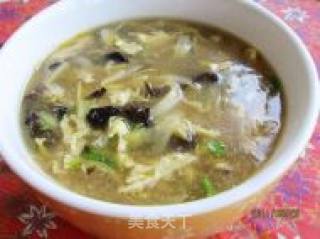 黄花菜鲜蛤汤卤面的做法步骤：6