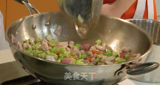 橄榄菜炒肉丁的做法步骤：5