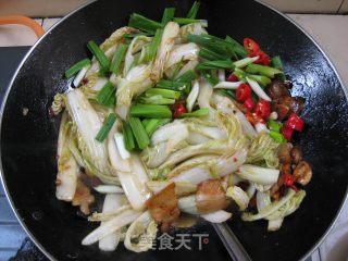 干锅娃娃菜的做法步骤：11