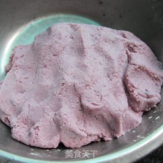 营养早餐----紫薯豆渣饼的做法步骤：5