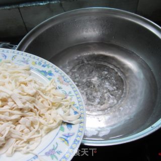 火辣辣的豆浆手擀面的做法步骤：11