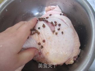 不用一滴油的健康美味腊鸡腿的做法步骤：4