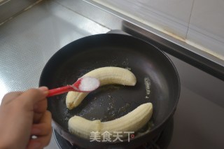甜蜜诱惑之【玫瑰烤香蕉】的做法步骤：4