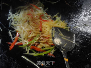 双椒土豆丝的做法步骤：9