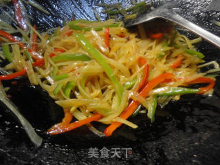 双椒土豆丝的做法步骤：10