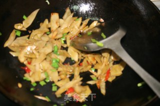 炒腌扁豆的做法步骤：4