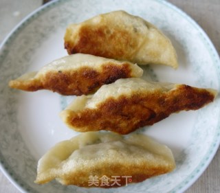 韭菜猪肉煎饺的做法步骤：10