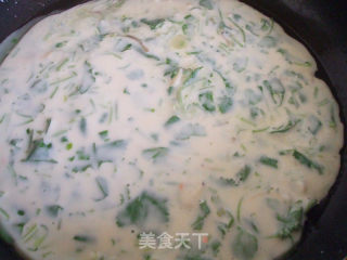 冬日里的一抹绿-香菜饼的做法步骤：7