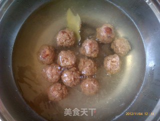 蘑菇肉圆汤的做法步骤：6