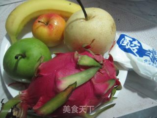 水果酸奶捞的做法步骤：1