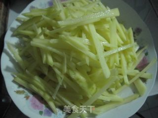 醋溜土豆丝的做法步骤：3